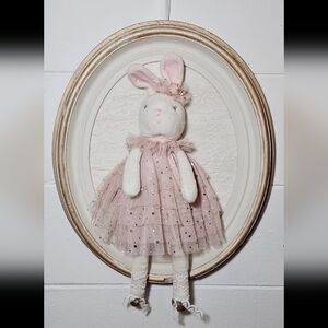 Sweet Framed Ballerina Bunny Rabbit